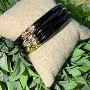 Budhagirl Black 3 Kings bracelet set